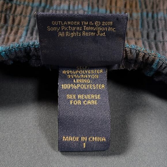 Hot Topic x Outlander MacKenzie Tartan Plaid Peplum Corset Top Plus Size 1x - Picture 7 of 7